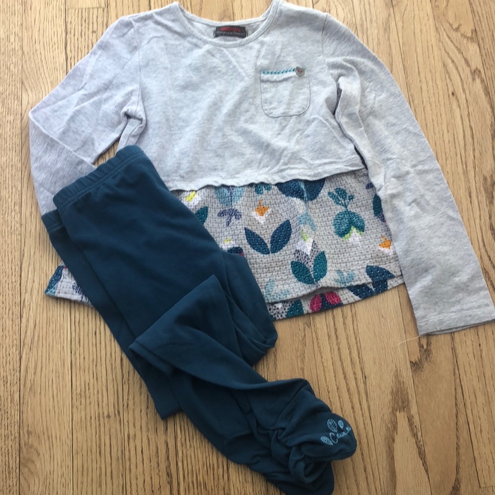 Catimini legging and top set